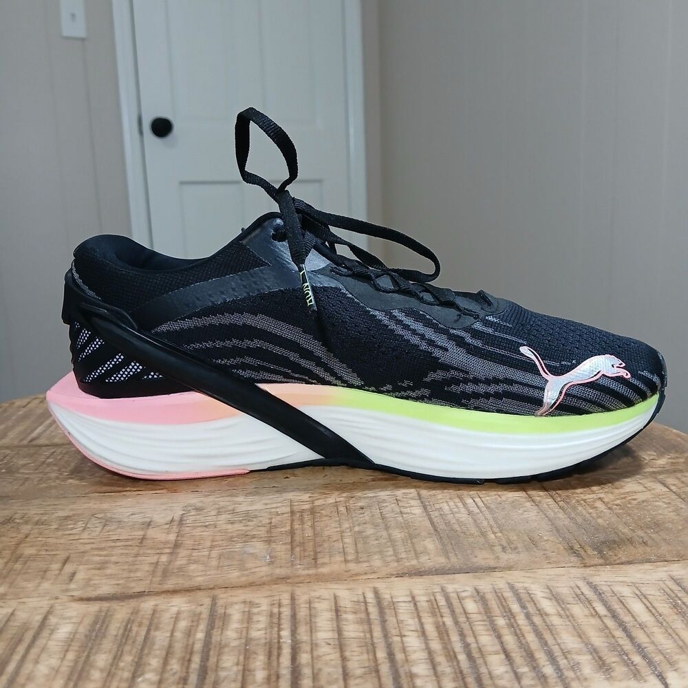 PUMA Run XX Nitro 2 Women's Running Shoes Black Koral Ice Pink Size 9.5 Athletic - Picture 7 of 16